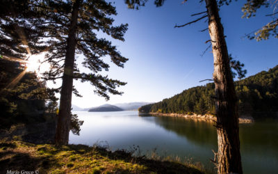 Lago Ampollino nei pressi della diga