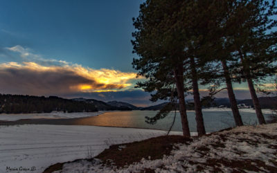 Sila-Inverno sul lago Ampollino