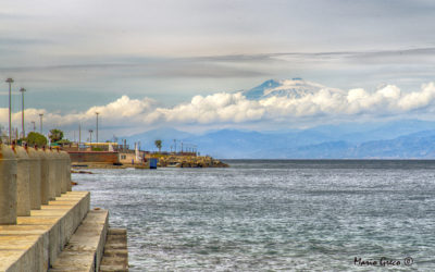 L’Etna visto da Reggio Calabria.