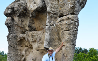 Foto ricordo di Demetrio Guzzardi con l’elefante di Campana